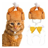 Ropa Gato - Rypet Thanksgiving Cat Costume 2 Pack - Pet Turk