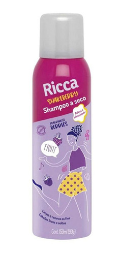 Shampoo A Seco Berries Shakeberry Ricca 150ml