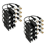 Kit 8 Pares Video Balun Cameras Hd Cvi Tvi Engate Rapido 