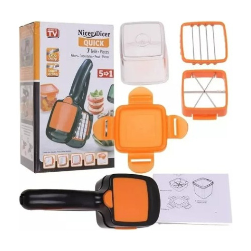 Pica Todo Cortador De Cocina Nicer Dicer Quick 5 En 1