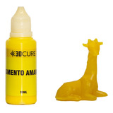 Pigmento 3d Cure Amarelo Para Resina Impressora 3d 30ml Loja