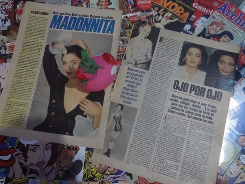 Madonna Clipping Madonnita Evita Años 90