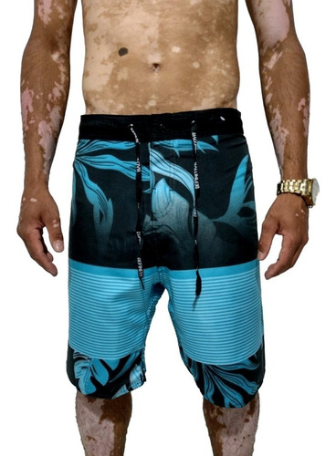 Kit 5 Bermudas Surf Estampada Praia Tactel Masculina Adulto