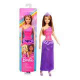 Muñeca Barbie Princesa Clasica Vestido Violeta Original 