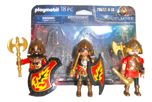 Playmobil 70672 Novelmore 3 Bandidos Burnham Blister Abierto