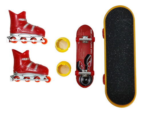 Skate Miniatura Juguete Fingerboard Tabla Patineta Patines