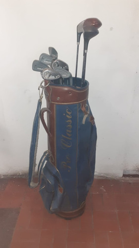 Bolsa De Golf + Juego De 11 Palos