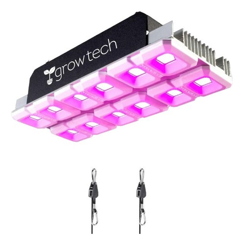 Panel Led Growtech Cultivo Indoor 600w Full Spectrum Y Polea