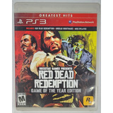Red Dead Redemption Game Of The Year Ps3 Playstation 3