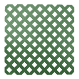 Enrejado Treillage Pvc 1,2x2,4 Mts Rombo 3,2cms Verde Dvp