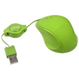 Mouse Mini Usb Retráctil Noga 418 Colores Ideal Notebook 