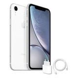 iPhone XR Branco 128gb C/acessórios, Nf E Saúde Bateria 100%