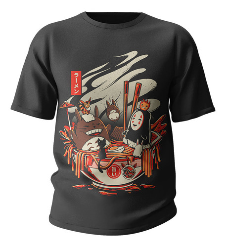 Remera Ramen Totoro El Viaje De Chihiro Studio Ghibli Anime