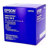 10 Cintas Negr Epson Erc38b P/tmu200d/tm300-a-b-c-d/370/3751