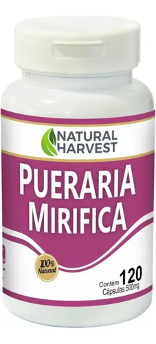 Pueraria Mirifica 500mg 120 Cápsulas Natural Harvest