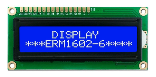 Display Lcd Pantalla 16x2 1602a Fondo Azul Arduino Pic