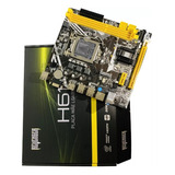 Placa Mãe H61 Socket Lga 1155 Com M.2 Nvme Lan Giga I3 I5 I7 Cor Preto