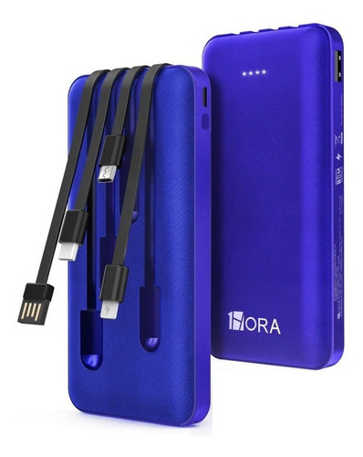 Power Bank Bateria Portatil 10000 Mah Multicable Celular