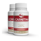 Kit 2 L-carnitina + B6 Vitafor 120 Cápsulas