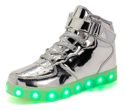 Zapatos Con Luz Led Para Hombre Y Mujer, Luminosos Con Cargo