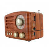Parlante Vintage Bluetooth Radio Memoria Recargable Rokola
