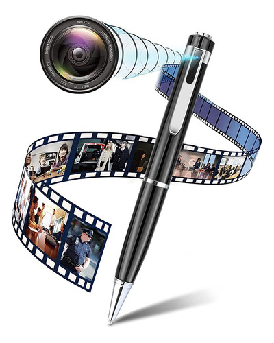 Caneta Espiã Hd 1080p - Vídeos Com Áudio E Fotos 