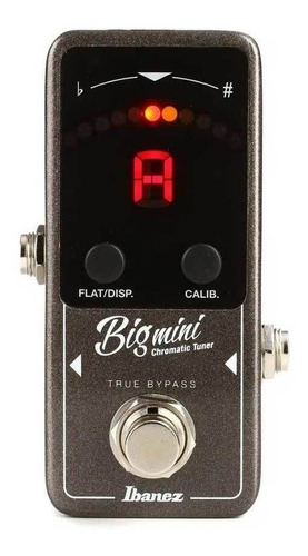 Pedal Afinador Ibanez Big Mini Chromatic Tuner - Nf E Gtia