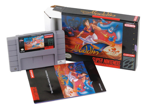 Aladdin Super Nintendo Snes Completo