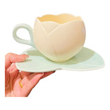 Juego De Taza Y Platillo Girly Mini Tulip