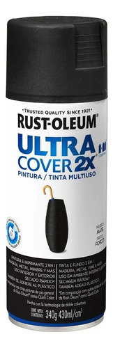 Rust Oleum Uc Ultra Cover 2x Negro Mate 340g