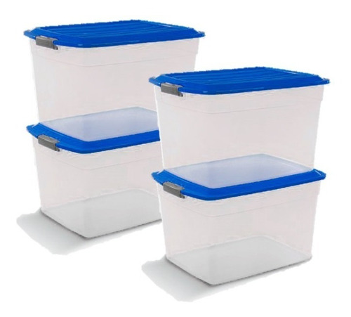 Cajas Plastica Organizadora Colbox 42 Lts. Colombraro 4 Unid