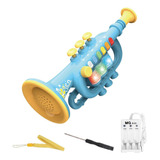 Instrumentos De Brinquedo Para Brinquedos Trompete Azul .