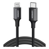 Cable Usb-c A Tipo Lightning | 1 Metro | Certificado Mfi |