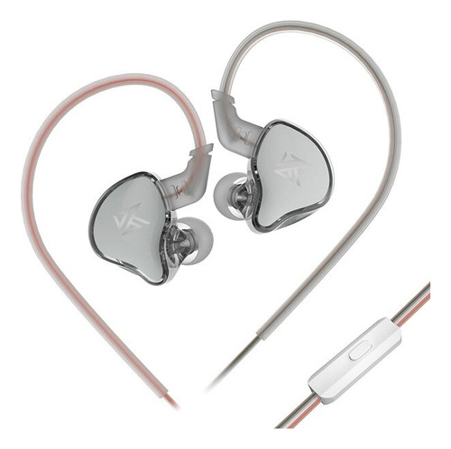 Audifonos In Ear Kz Edcx Con Micrófono Silver