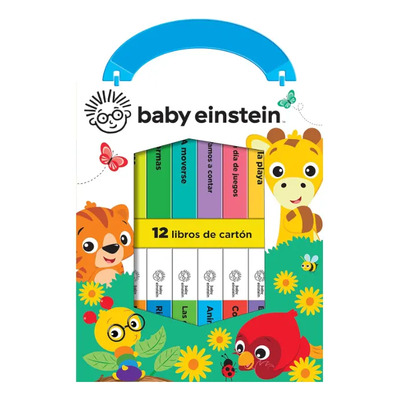 Baby Einstein Mi Primera Biblioteca 12 Libros de Cartón PI Kids | Meses sin interés