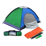 Carpa Camping Acampar Impermeable Para 6 Personas Con Malla