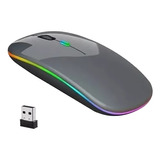 Mouse Bluetooth + Inalámbrico 2.4g Silencioso Recargable