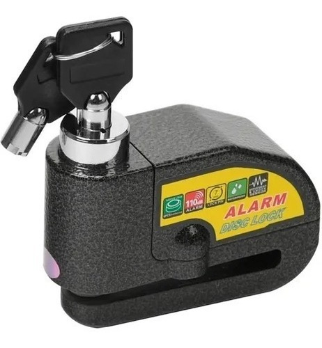 Candado Freno De Disco Con Alarma Para Moto Nuevo