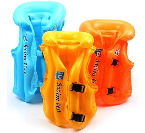 Chaleco Flotador Inflable Flotis  Salvavidas Talla A Colores