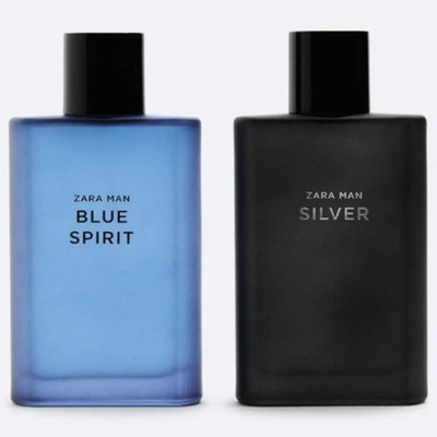 Zara Blue Spirit + Man Silver Eau de Toilette Hombre 90ml Set | Envío gratis