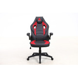 Silla Gamer Ergonómica Ajustable Roja/negra Águila Wcf-3003