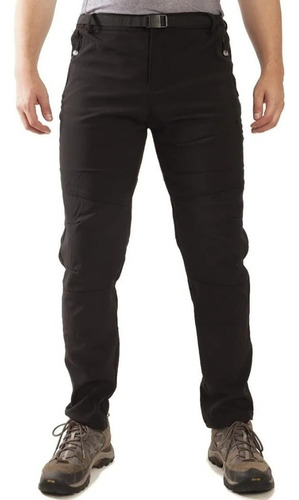 Pantalon Softshell Hombre Termico Impermeable Con Micropolar