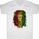 Camiseta Bob Marley Reggae Rasta Bca Tienda Urbanoz