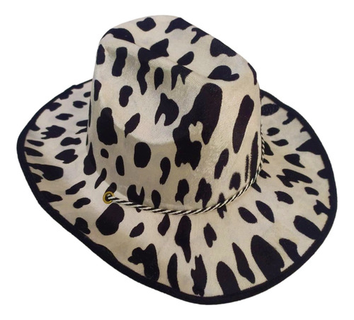 Chapéu Cowboy Country Animal Print Bixos Festas Fantasias