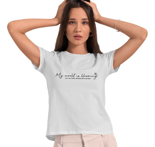 Playera Mujer Buena Calidad Moda Casual Camiseta Perfecta