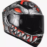 Casco Motociclista Kov Estelar Balam Rojo P