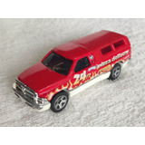 Dodge Ram Truck, #24, Hot Wheels Mattel, Thailand Con Camper