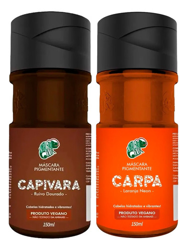 Kit 2x Tonalizantes Capivara + Carpa 150ml - Kamaleão Color