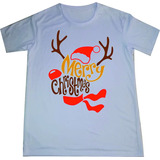 Camisetas Navideñas Merry Chistmas Navidad Adultos Y Niños
