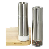 Set 2 Molinillos De Sal Y Pimienta Kitchenaid Molino Ajustab